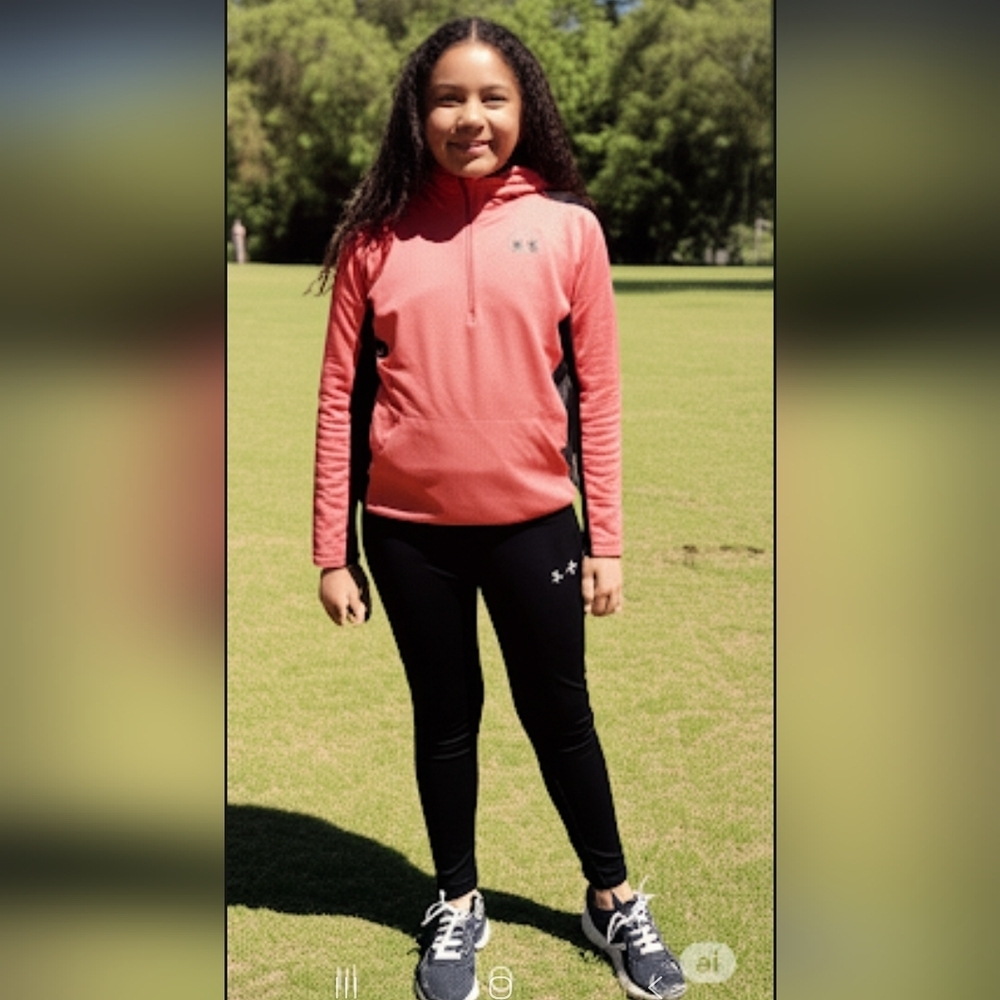 Under Armour Hoodie ​Girls' Coral/Peach Youth XL